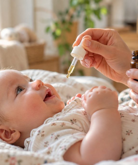 D-vitamin csepp beadása kisbabának