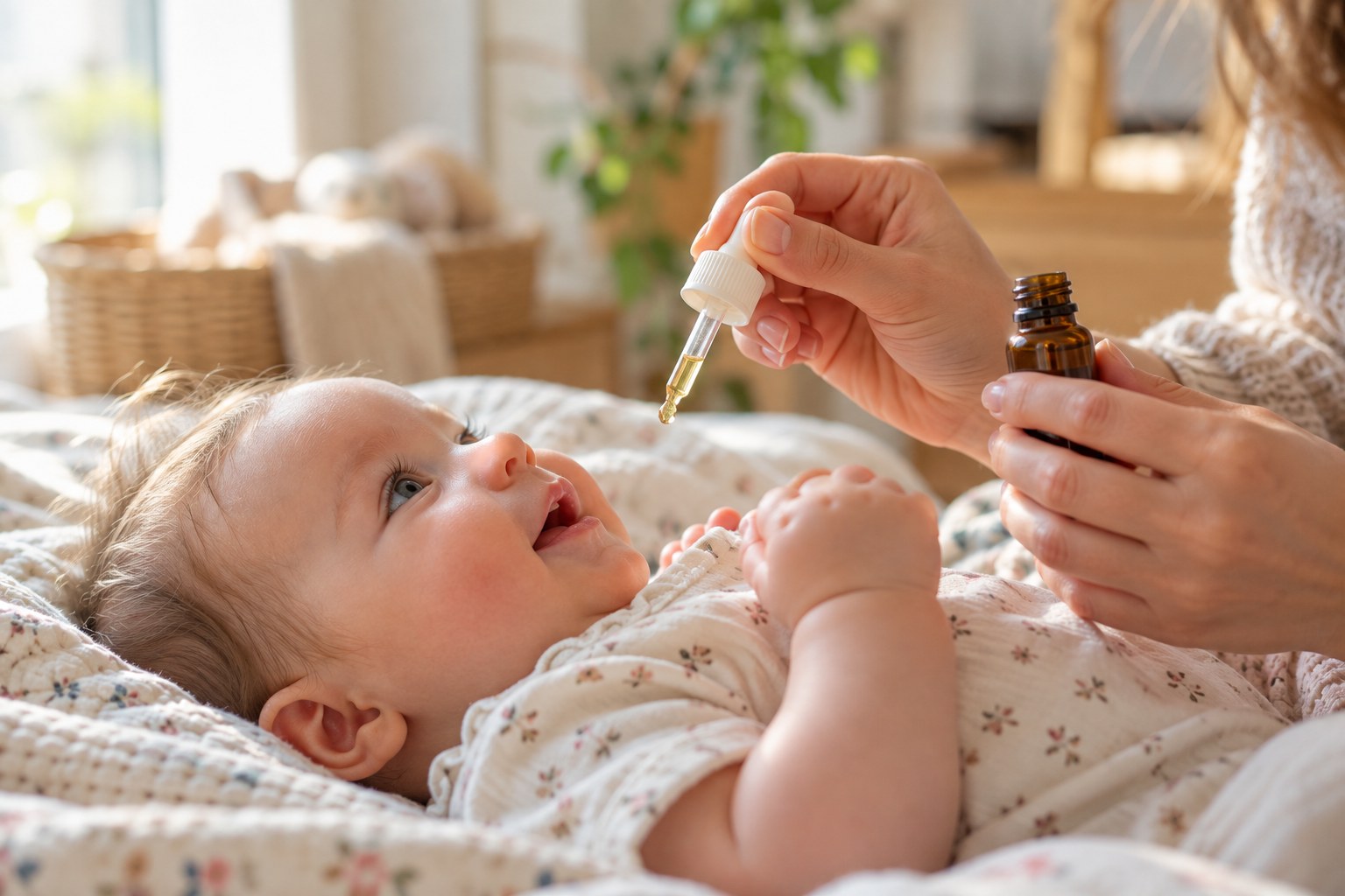 D-vitamin csepp beadása kisbabának
