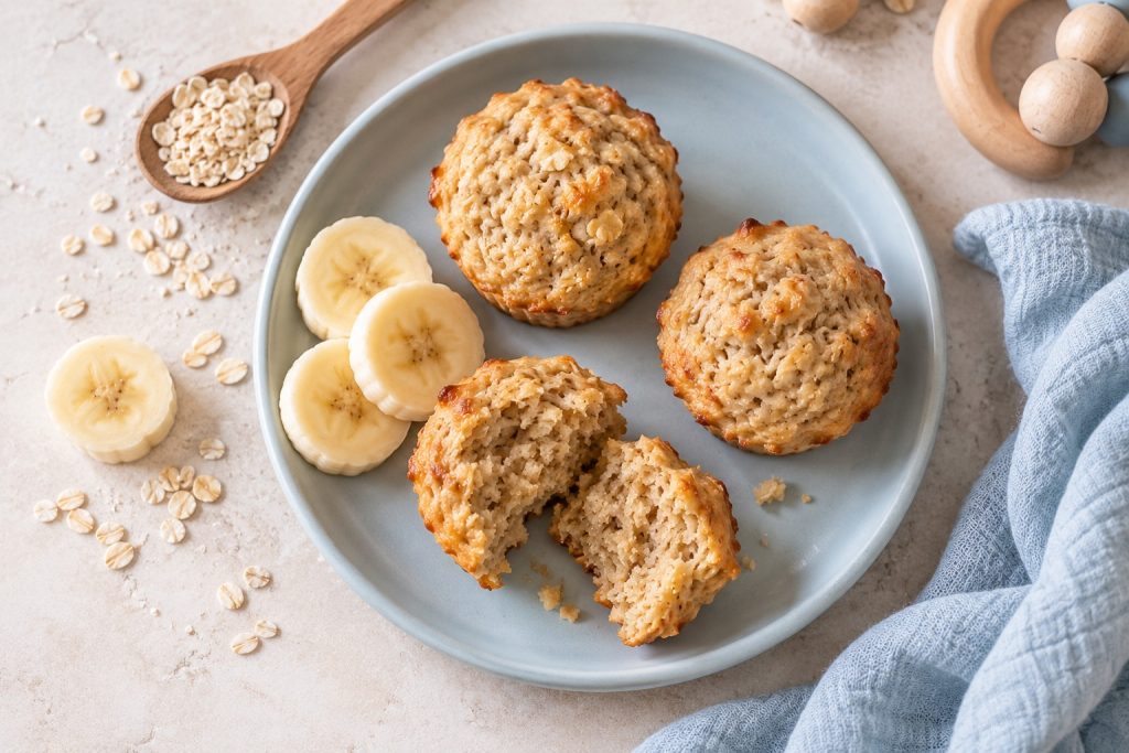 Banános-zabos muffin