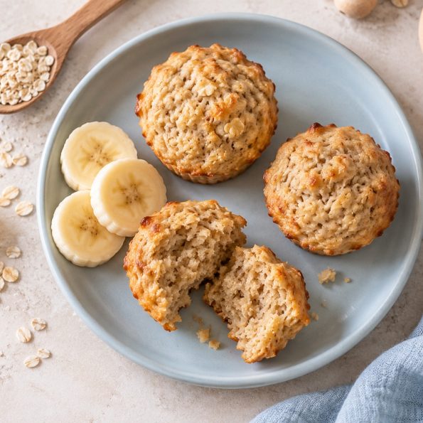 Banános-zabos muffin babáknak
